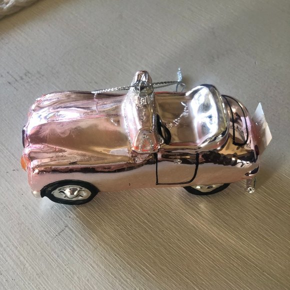 WEST ELM JUST MARRIE BLUSH COLORED CAR WITH HANGING CANS NWT - Picture 9 of 10